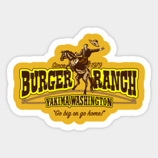 Burger Ranch Sticker